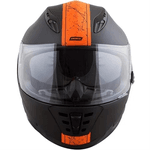 Capacete Norisk Ff302 Stone - Preto Laranja