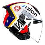 Capacete Norisk Neo Vizion - Branco Azul