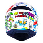 Capacete Norisk Ff802 Razor Vibes - Branco