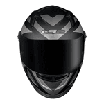 Capacete Ls2 Ff358 Starwar - Preto Prata.