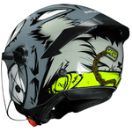 Capacete Norisk Neo Hyena - Cinza Branco