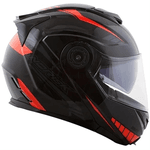 Capacete Norisk Ff345 Route Motion - Preto Cinza Vermelho