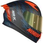 Capacete Norisk Flow Daytona - Azul/laranja