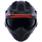 Capacete Norisk Darth Outline - Titanium Laranja