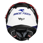 Capacete Race Tech Volt Track - Branco/azul