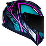 Capacete Norisk Ff802 Razor Ninja - Rosa Azul