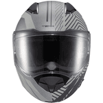 Capacete Texx Kratos Cyber - Cinza Fosco