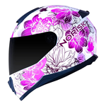Capacete Norisk Ff802 Razor Bloom - Branco Rosa