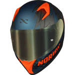 Capacete Norisk Flow Daytona - Azul/laranja