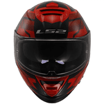 Capacete Ls2 Ff800 Storm Tracker - Preto/vermelho