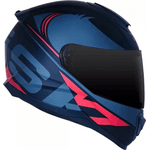 Capacete Norisk Ff802 Razor Squalo - Preto Vermelho