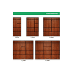 Roupeiro c/ Portas de Abrir e Gavetas Externas - Nathalia 