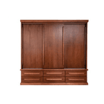 Roupeiro c/ Portas de Correr e Gvetas Externas - Nathalia 