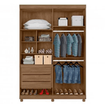 Roupeiro Padua Noce Bronze- LANZA