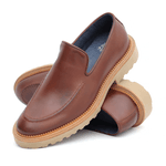 Loafer Elite Couro Premium Mouro Florenza Hamber 