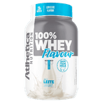 100% Whey Flavour Whey Protein Pote 900g Atlhetica Nutrition Leite