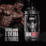 Dark Whey 100% Hardcore Whey Protein Concentrate 900g Darkness Baunilha
