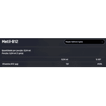 Metilcobalamina B12 Líquida 20ML Dux Nutrition Lab Morango e Limão