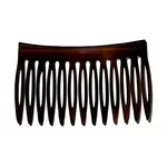 Pente Pequeno Tartaruga 13 Dentes 6,0 X 3,5 Cm N - 456359