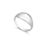 ANEL SINETE ABAULADO PRATA 925