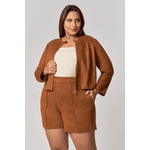 Casaqueto Suede Zíper MySize - Image Winter 25