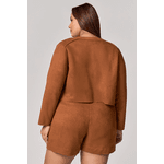 Casaqueto Suede Zíper MySize - Image Winter 25