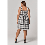 Vestido Curto Estampado Laço Alça MySize - Image Winter 25