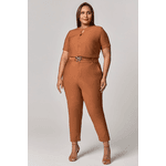 Calça Alfaiataria Cinto Fivela Laço MySize - Image Winter 25
