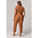 Calça Alfaiataria Cinto Fivela Laço MySize - Image Winter 25