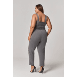 Conjunto Calça Blusa Risca Giz Zíper MySize - Image Winter 25