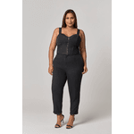 Conjunto Calça Blusa Risca Giz Zíper MySize - Image Winter 25