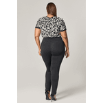 T-shirt Estampada Animal Print com Detalhe - Mirrors
