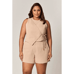 Short Alfaiataria com Detalhe Metal Nature MySize