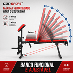 Banco Banqueta De Exercícios Supino Livre Regulável Musculação 40x1 | Consport
