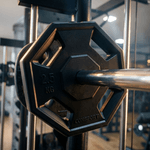 8 Anilhas 2,5kg Consport Revestida em ABS Peso Academia Treino Musculação