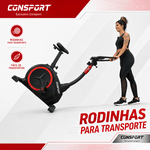 Bicicleta Vertical V-2000 Resistência Magnética Consport