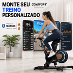 Bicicleta Spinning S-200 Connect Bluetooth Inclinação Automática Consport