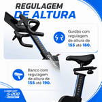 Bicicleta Spinning S-200 Connect Bluetooth Inclinação Automática Consport