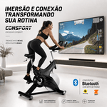 Bicicleta Spinning Sp-500 Prime Connect Bluetooth Roda Inércia 22kg Consport