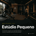 Studio de Personal de 100 m² | Projeto Fitness