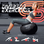 Bola Suíça para Pilates e Ginástica - 75cm 