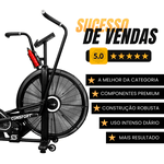 Air Bike Profissional Consport – Bicicleta Ergométrica de Alta Resistência para Academia