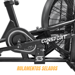 Air Bike Profissional Consport – Bicicleta Ergométrica de Alta Resistência para Academia