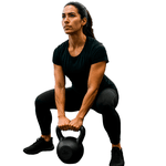 Kettlebell 6kg Revestido em ABS Alça Ergonômica | Consport