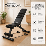 Banco de Musculação 5x1 Profissional para Academia Consport