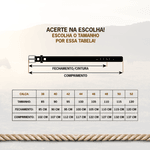 Cinto em Couro Nobre Marrom Rustico - 33mm Liso