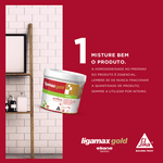Ligamax Rejunte Acrílico - Marrom 1KG