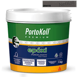 Rejunte Epóxi Porcelanato - Portokoll - Grafite 1KG 