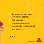 Sika Igolflex® PU Preto - BD 18KG