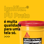 Sika Igolflex® PU Preto - BD 18KG